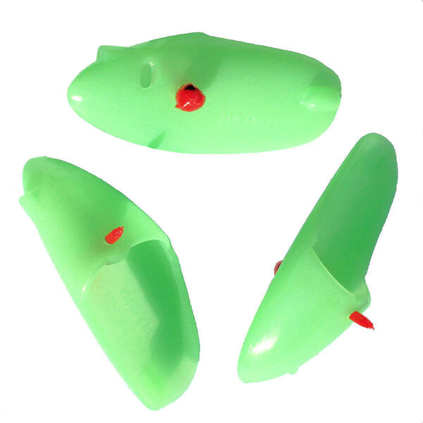Krippled Anchovy Unrigged 3-pack, Green Glow