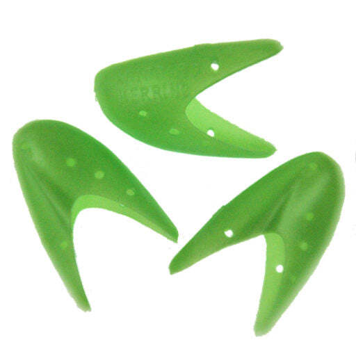 Krippled Herring #1 Unrigged 3-pack, Green Glow