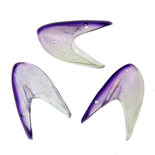 Krippled Herring #1 Unrigged 3-pack, #217-Grape on U.V.